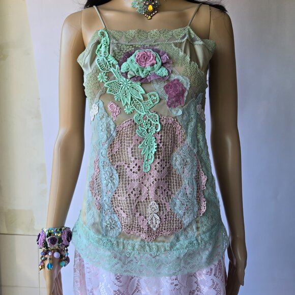Vintage Romance Top | Roselani Jasmin | Size X-Small - Picture 3 of 6